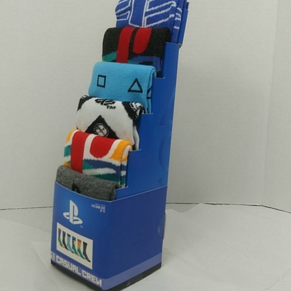 Playstation Men Casual Crew Socks 6 pair - Picture 4 of 6